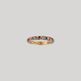 Eden Presley | Glitter Stack Ring in Rainbow