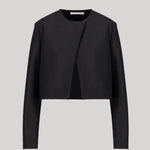 A black cropped bolero