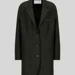 Dark green boyfriend style coat