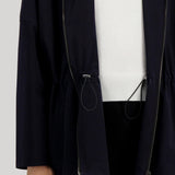 Harris Wharf London | Hooded Drawstring Jacket Light Technic