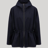 Harris Wharf London | Hooded Drawstring Jacket Light Technic