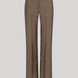 Heirlome | Petula Trousers in Olive Silk Wool