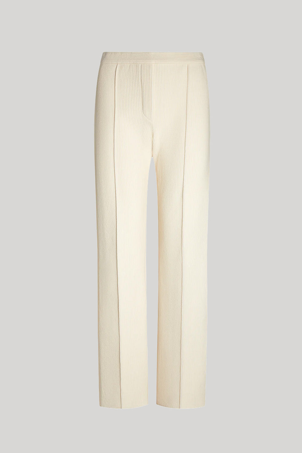 A pair of off-white cropped trousers