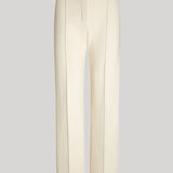 A pair of off-white cropped trousers