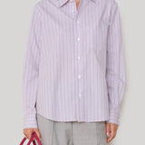 We-AR4 | Inside Out Shirt in Pink Pinstripe