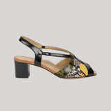 Jamie Haller | The Archive Heel in Citrus Snake