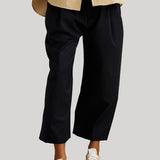 Jamie Haller | The Gaucho Pleat in Navy