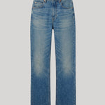 Medium wash blue jeans