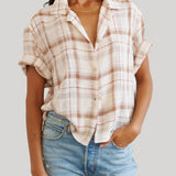 Jamie Haller | The Fields Shirt in Natural Plaid
