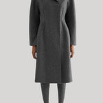 Grey wool coat
