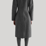 Grey wool coat