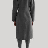 Grey wool coat