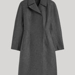 Grey wool coat