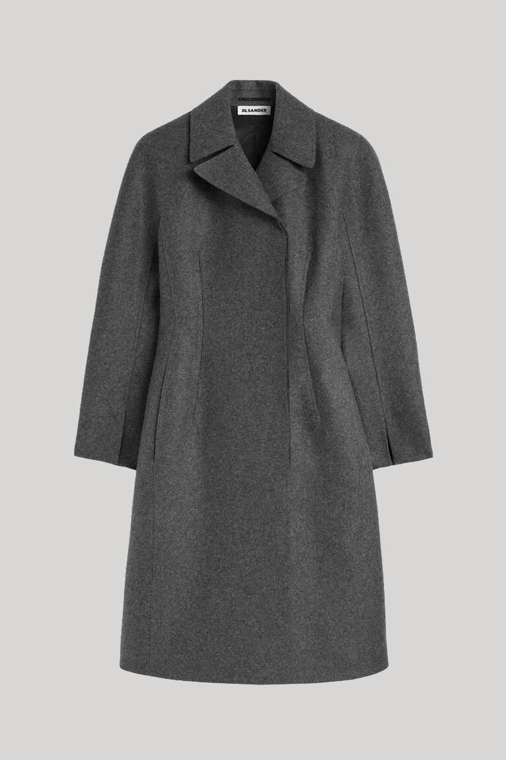 Grey wool coat