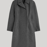 Grey wool coat