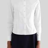 Jil Sander | Lightweight Cotton Poplin Shirt in Optic White