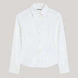 Jil Sander | Lightweight Cotton Poplin Shirt in Optic White