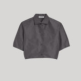 Jil Sander | Technical Faille Shirt in Grey