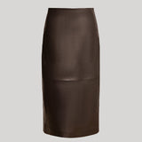 Kallmeyer | Emilee Pencil Skirt in Brown