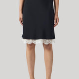 Kallmeyer | Nola Layered Skirt in Viscose Cady and Lace