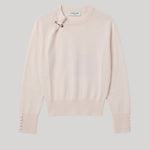 Ivory knit with piercing detail