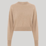 Beige crewneck sweater