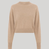 Beige crewneck sweater