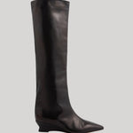 Black knee-high boot 