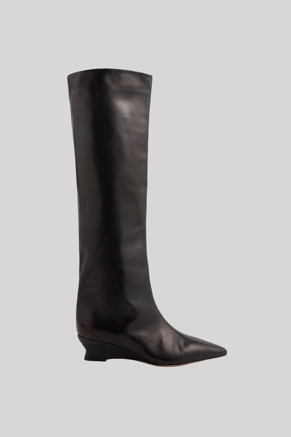 Black knee-high boot 