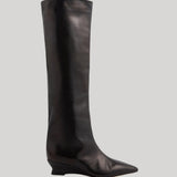 Black knee-high boot 