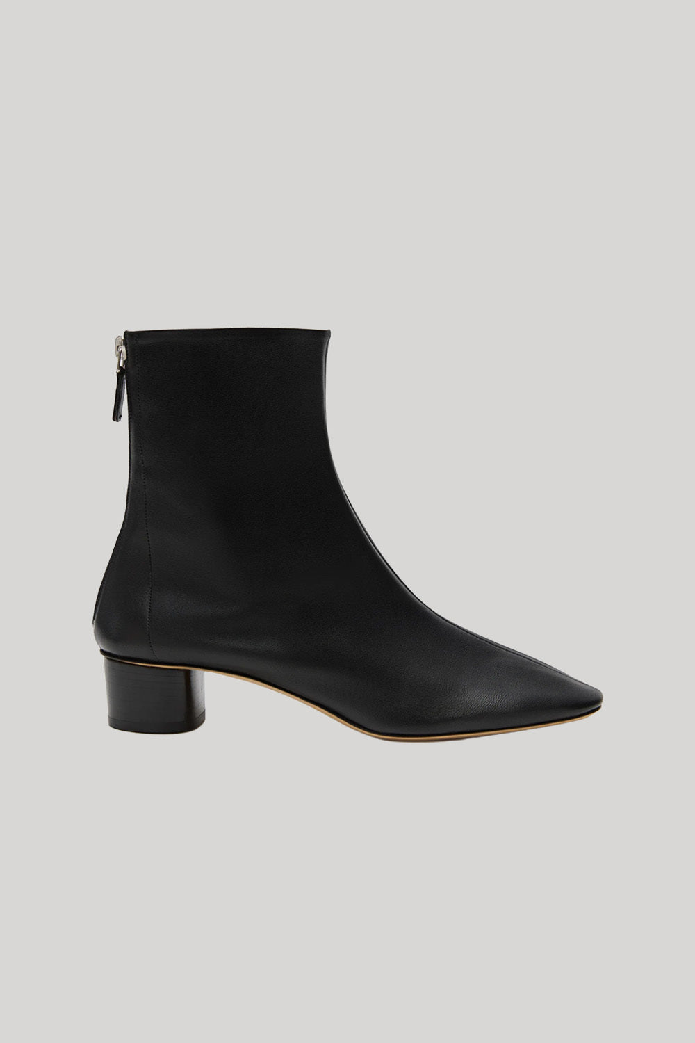 Black leather boot