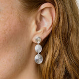 Lié Studio | The Ruby Earrings in Silver