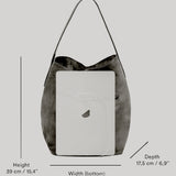 Liffner | Belted Bucket Bag Large in Black