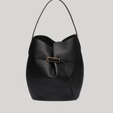 Liffner | Belted Bucket Bag Large in Black