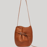 Liffner | Belted Bucket Bag in Saddle Brown