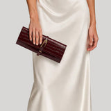 Liffner | Belted Clutch in Burgundy