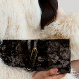 Liffner | Belted Clutch in Brown