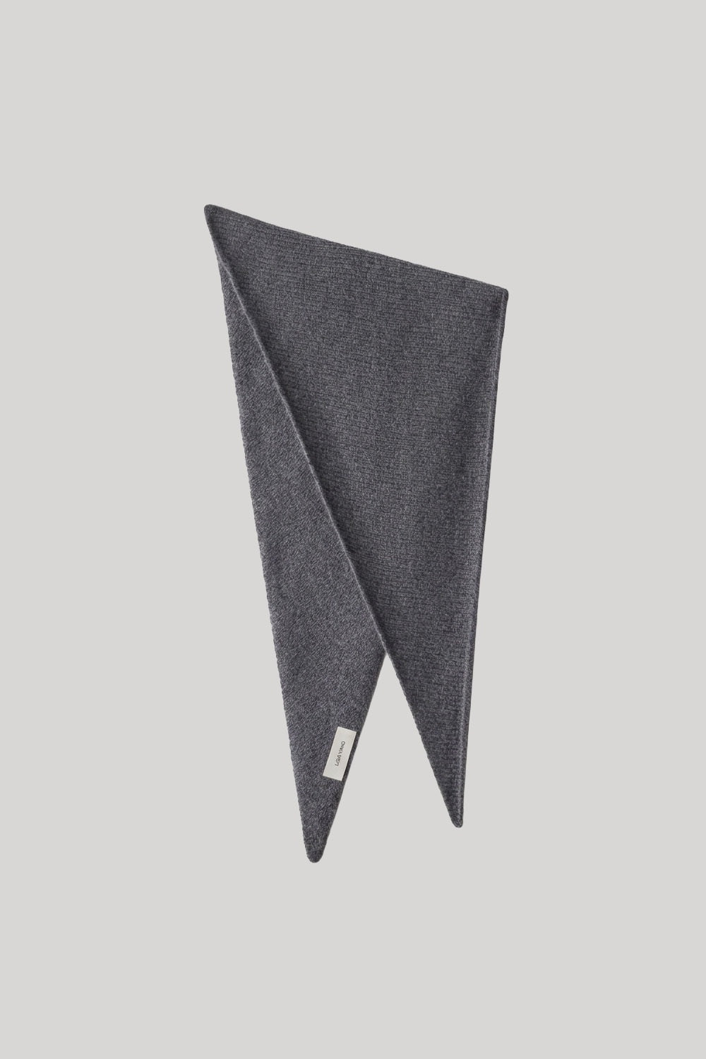 Grey bandana scarf
