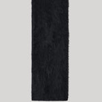 Brushed cashmere grey scarf
