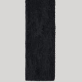 Brushed cashmere grey scarf