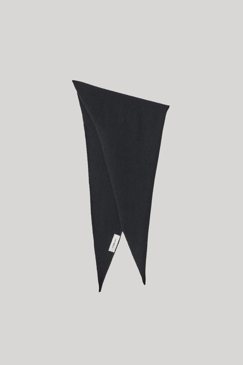 Black cashmere scarf