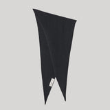 Black cashmere scarf