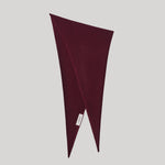 Plum cashmere scarf