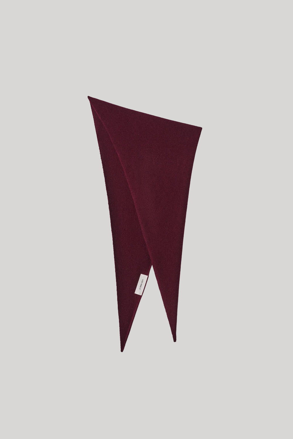 Plum cashmere scarf