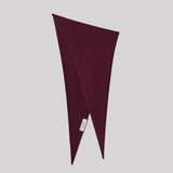 Plum cashmere scarf