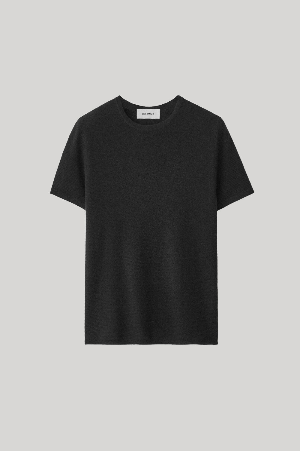 Black crew neck t shirt
