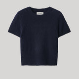 Lisa Yang | The Siona T-Shirt in Navy