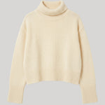Light yellow turtleneck sweater