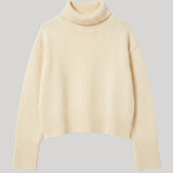 Light yellow turtleneck sweater
