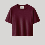 Plum knit t shirt
